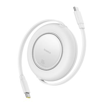 Cavo USB-C retraibile Free2Pull Mini 100W di Baseus - 2m - Bianco