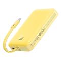 Baseus Magnetic Mini Wireless Power Bank 10000mAh/30W - Cavo USB-C, compatibile con MagSafe - Giallo