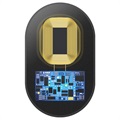 Ricevitore di Carica Wireless Lightning Baseus Microfiber Qi - Nero