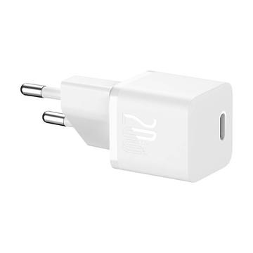 Caricatore da parete USB-C Baseus Mini GaN5 20W - Bianco