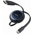 Cavo USB-C retrattile Baseus Nomos - 100W - 1.5m - Nero