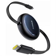Cavo USB-C retrattile Baseus Nomos - 100W - 1.5m - Nero