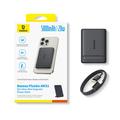 Power bank Baseus PicoGo AM31 MagSafe da 5000mAh con supporto - Nero