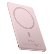 Baseus PicoGo AM41 Banca di alimentazione ultrasottile da 5000mAh - 20W - Rosa