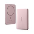 Baseus PicoGo AM41 Banca di alimentazione ultrasottile da 5000mAh - 20W - Rosa