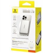 Baseus PicoGo AM41 Power Bank magnetico ultrasottile Qi2 10000mAh - 27W - Titanio