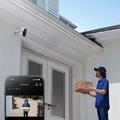 Kit di sorveglianza wireless per esterni Baseus Security N1 Plus Dual 2K - Bianco