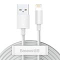 Baseus Simple Wisdom Cavo USB-A / Lightning - 1.5m, 2 pezzi. - Bianco