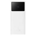 Power bank Baseus Star Lord da 30000mAh con QC/PD - 22.5W, USB-C, 2 porte USB-A - Bianco
