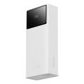 Power bank Baseus Star Lord da 30000mAh con QC/PD - 22.5W, USB-C, 2 porte USB-A - Bianco