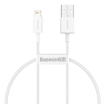 Cavo Lightning Baseus serie Superior - 0,25 m - bianco