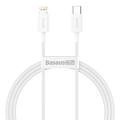 Cavo USB-C / Lightning della serie Superior di Baseus - 1 m, 20 W - Bianco