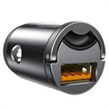 Caricabatterie da Auto Veloce Baseus Tiny Star Mini - 30W - Grigio