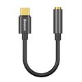 Cavo adattatore audio Baseus USB-C / 3,5 mm CAHUB-EZ0G - Nero