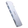 Baseus UltraJoy Hub USB-C a 6 porte - 3x USB-A, USB-C, slot per schede Micro SD/TF