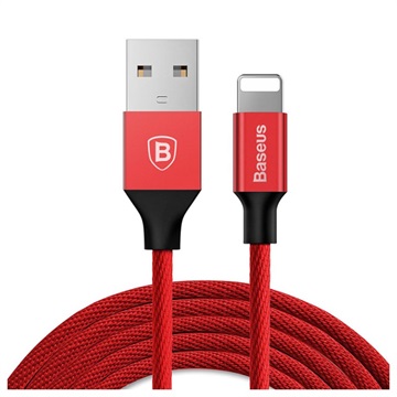 Baseus Yiven USB 2.0 / Lightning Cable - 1.8m - Red