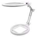 Beileshi 3B-1A Lente d'ingrandimento da tavolo pieghevole 2.5X / 5X con luce LED e scala di misurazione