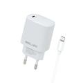 Beline PD 3.0 20W Caricabatterie Lightning - iPhone 14/13/12/X/iPad Pro - Bianco