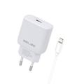 Beline PD 3.0 30W Caricabatterie Lightning - iPhone 14/13/12/X/iPad Pro - Bianco