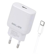 Caricabatterie Beline PD 3.0 USB-C GaN - 30W - Bianco