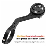 Bengguo BG-2113 Supporto manubrio per computer da bicicletta per IGS/Garmin/Bryton/CATEYE - Nero