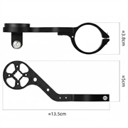 Bengguo BG-2113 Supporto manubrio per computer da bicicletta per IGS/Garmin/Bryton/CATEYE - Nero