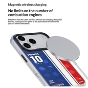 Custodia in TPU Benks D3 MagSafe a forma di pallone da football per iPhone 17 Pro - Francia