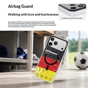 Custodia in TPU Benks D3 MagSafe a forma di pallone da football per iPhone 17 Pro - Germania