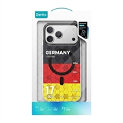 Custodia in TPU Benks D3 MagSafe a forma di pallone da football per iPhone 17 Pro - Germania