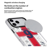 Custodia in TPU Benks D3 MagSafe a forma di pallone da calcio per iPhone 17 Pro Max - Inghilterra