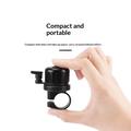 Campanello da bicicletta con localizzatore GPS per manubri da 21-23mm - Nero