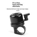 Campanello da bicicletta con localizzatore GPS per manubri da 21-23mm - Nero