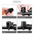 Campanello da bicicletta con localizzatore GPS per manubri da 21-23mm - Nero