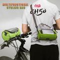 Borsa da manubrio per bicicletta con touch screen Custodia impermeabile per bicicletta - Verde