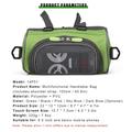 Borsa da manubrio per bicicletta con touch screen Custodia impermeabile per bicicletta - Verde