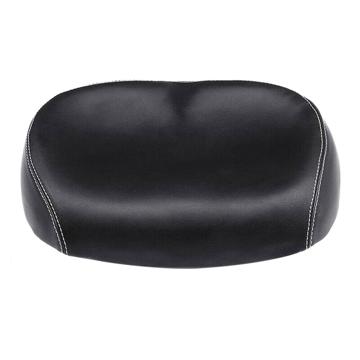 Big Ass Bike Cycling Noseless Saddle Wide Large Soft PU Pad Seat - Black