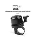 Campanello per bicicletta con supporto Apple AirTag 1/2 nascosto - Nero