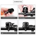 Campanello per bicicletta con supporto Apple AirTag 1/2 nascosto - Nero