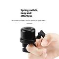 Campanello per bicicletta con supporto Apple AirTag 1/2 nascosto - Nero