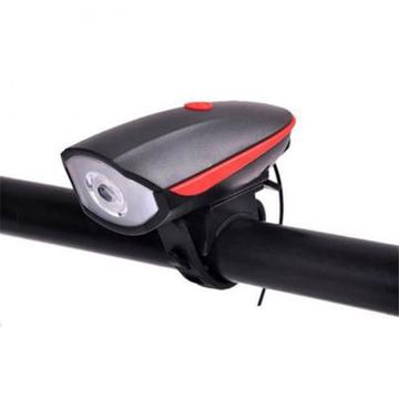 Luce per bicicletta 3 modalità USB ricaricabile 250LM LED Lampada per bicicletta Torcia Accessori per bicicletta - Rosso