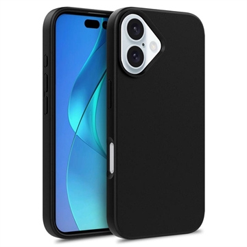Custodia Biodegradabile per iPhone 16 - Nera