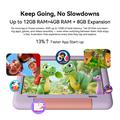 Tablet per bambini BlackView Tab 20 - 10.1" HD IPS, 4GB + 64GB - Viola unicorno
