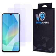Protezione dello schermo in vetro temperato BlueDefend Anti-Blue Light per Samsung Galaxy A16 - 2 pz.