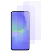 Protezione dello schermo in vetro temperato BlueDefend Anti-Blue Light per Samsung Galaxy A37 - 2 pz.