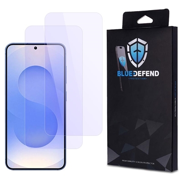 Protezione dello schermo in vetro temperato BlueDefend Anti-Blue Light per Samsung Galaxy S26 Edge/S26+ - 2 pz.