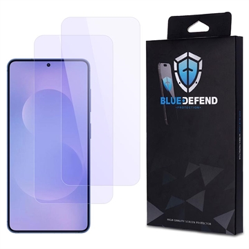 Protezione dello schermo in vetro temperato BlueDefend Anti-Blue Light per Samsung Galaxy S26/S26 Pro - 2 pz.
