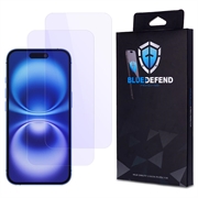Protezione dello schermo in vetro temperato BlueDefend Anti-Blue Light per iPhone 17 - 2 pz.