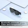 Occhiali da sole Bluetooth 5.3 con audio intelligente e traduzione tramite IA - Nero
