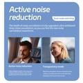 Auricolari wireless Bluetooth 5.4 con traduzione AI e custodia di ricarica con touchscreen - Nero
