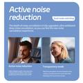 Auricolari wireless Bluetooth 5.4 con traduzione AI e custodia di ricarica con touchscreen - Bianco
